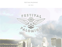 Tablet Screenshot of festivalpalomino.com